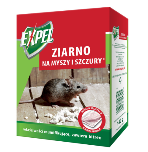 Ziarno na myszy i szczury Bros Expel opakowanie 140g