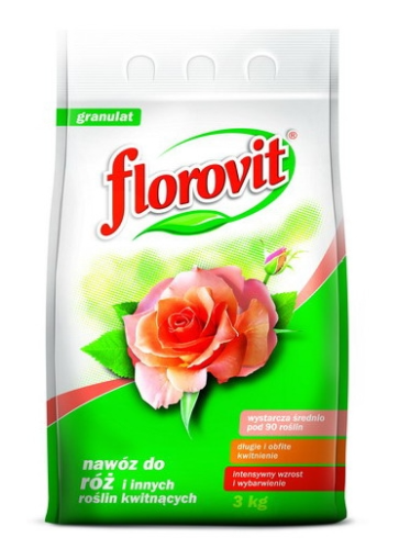 Nawóz do róż Florovit opakowanie 3kg