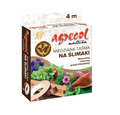 Taśma miedziana na ślimaki Agrecol 4m