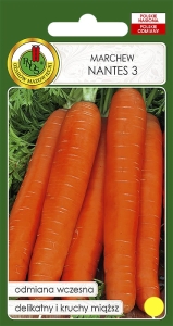 Nasiona warzyw PNOS-Nasiona marchwi-Marchew jadalna Nantes 2 500g