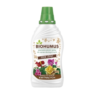 BIOHUMUS Eko Nawóz DO ROŚLIN KWITNĄCYCH Agrecol 0,5l