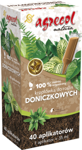 Kroplówka do roślin doniczkowych, 100% nawóz organiczny AGRECOL 35ml