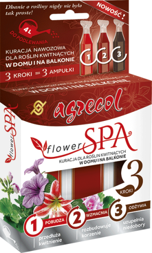 FlowerSPA Kuracja DLA ROŚLIN BALKONOWYCH Agrecol 3x30ml