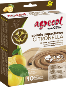 Spirala zapachowa CITRONELLA Agrecol Natura 10szt.