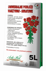 Uniwersalne podłoże warzywno-kwiatowe ArkPol 5l